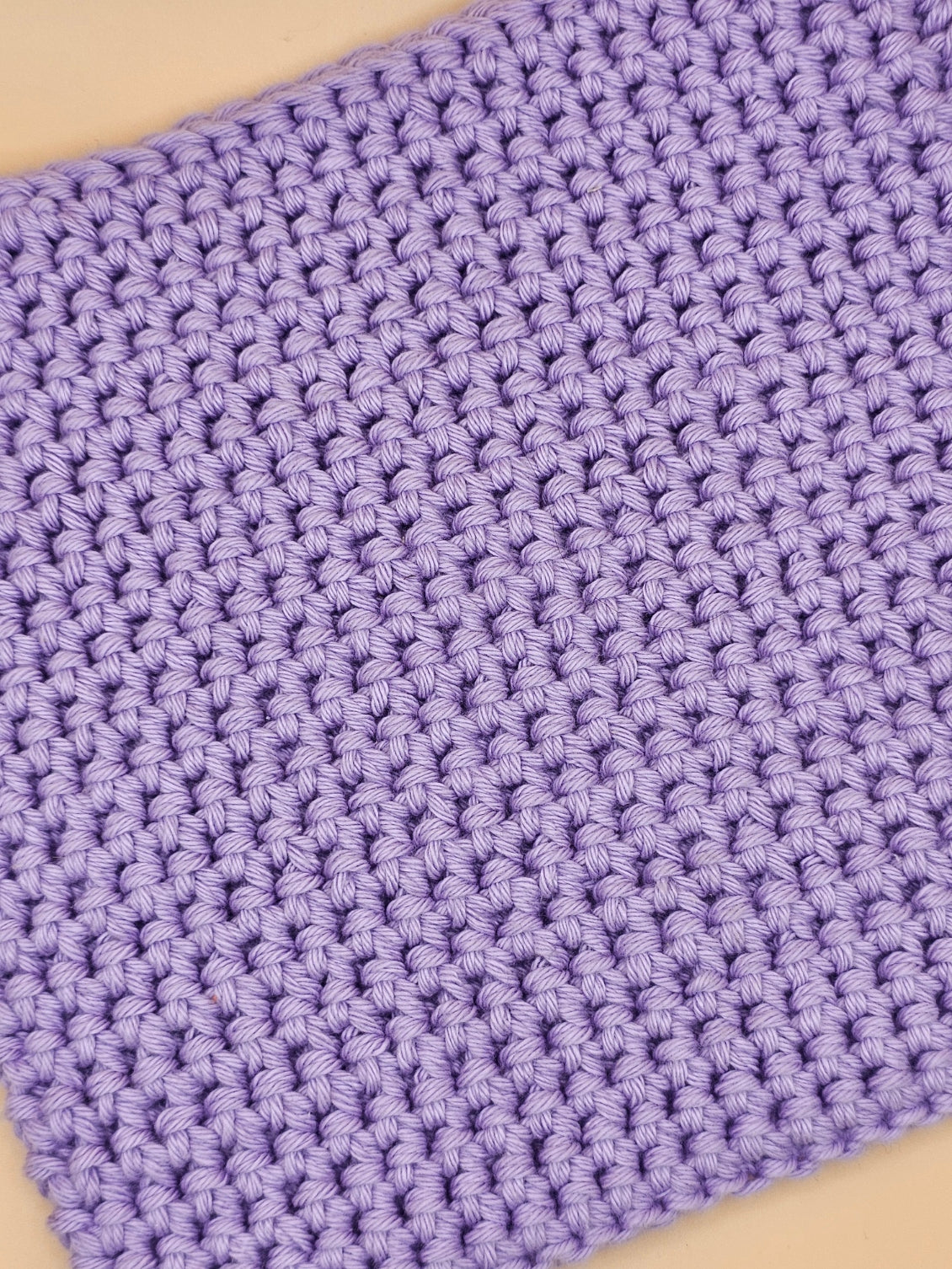 Lavender Crochet Trivet